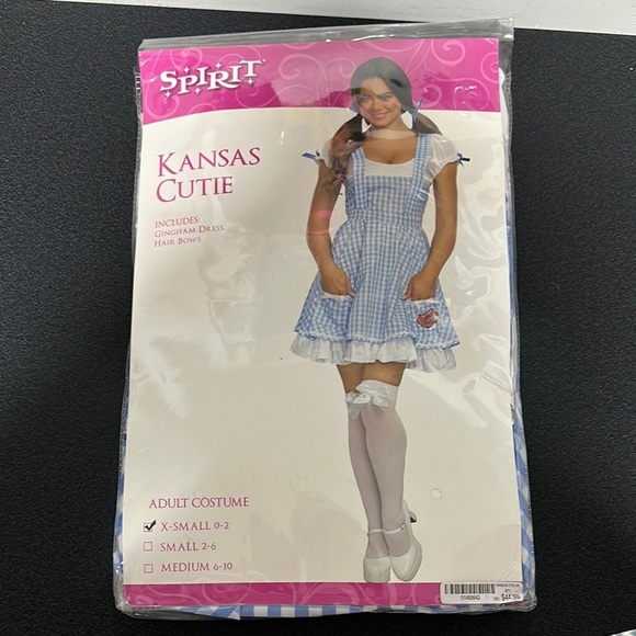 Spirit Kansas Cutie Costume nwt Dorothy - Picture 1 of 4